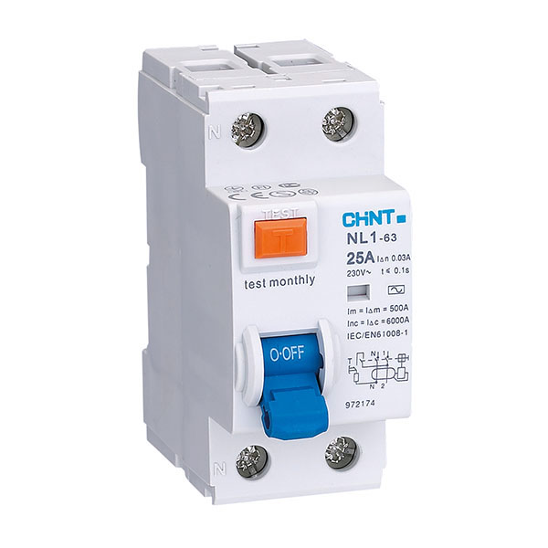Выключатели дифференциальные CHINT Electric серии NL1